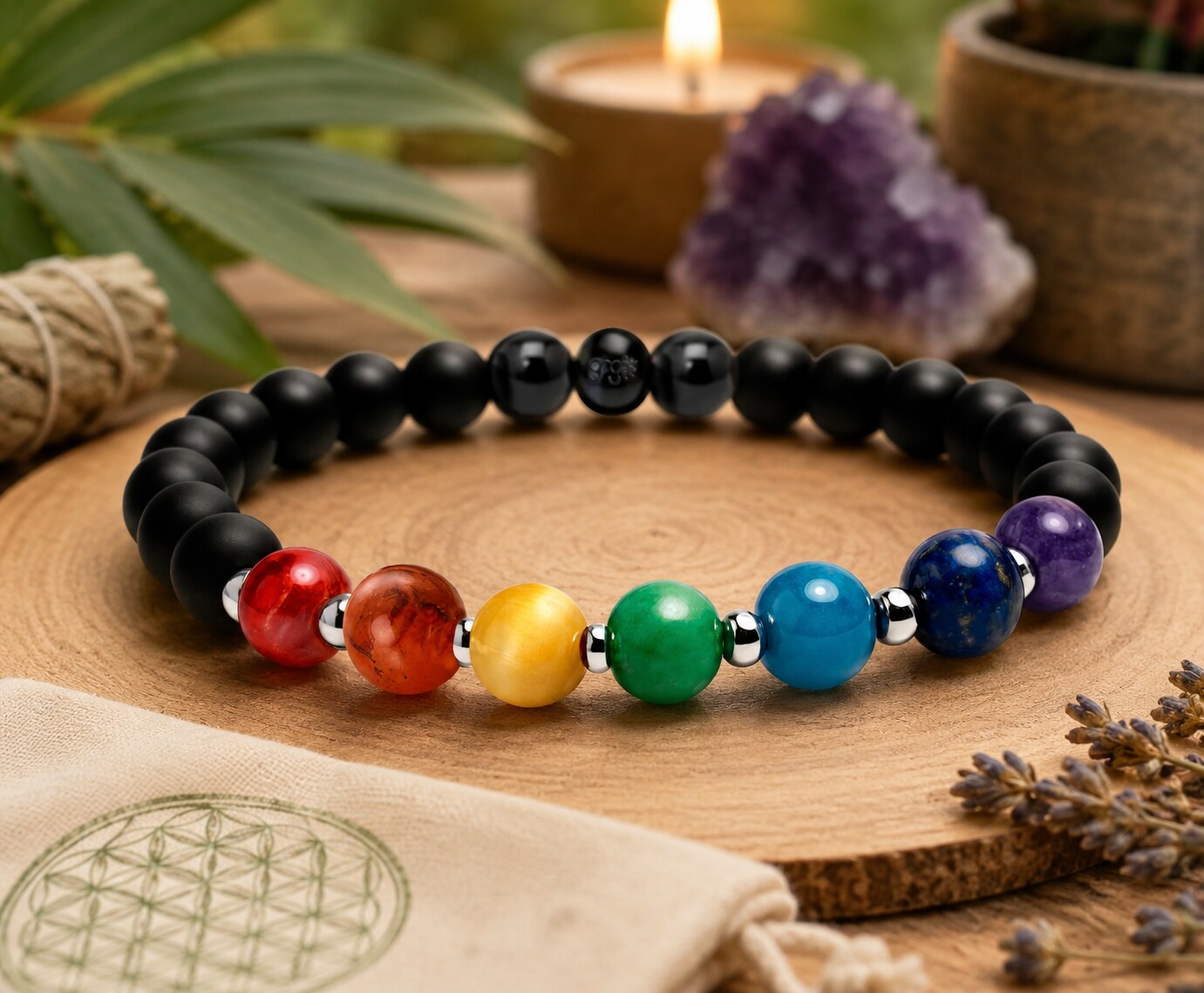 Pulsera 7 Chakras