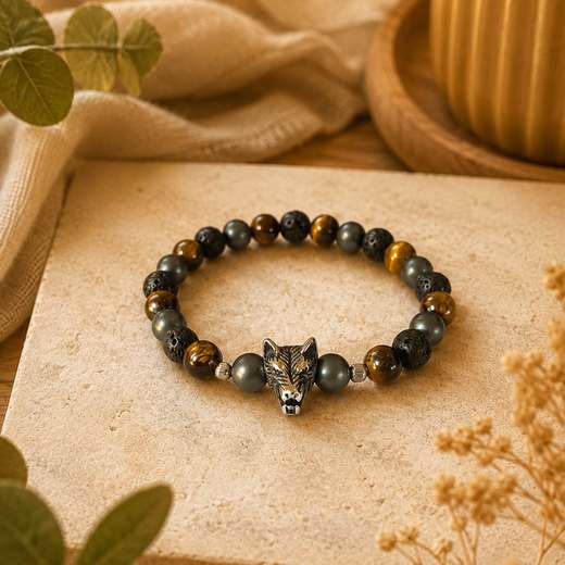 Pulsera Lobo · Instinto