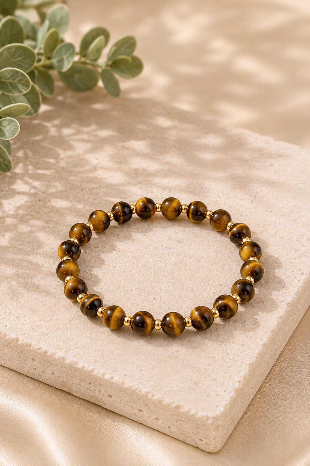 Pulsera Ojo de Tigre · Clásica