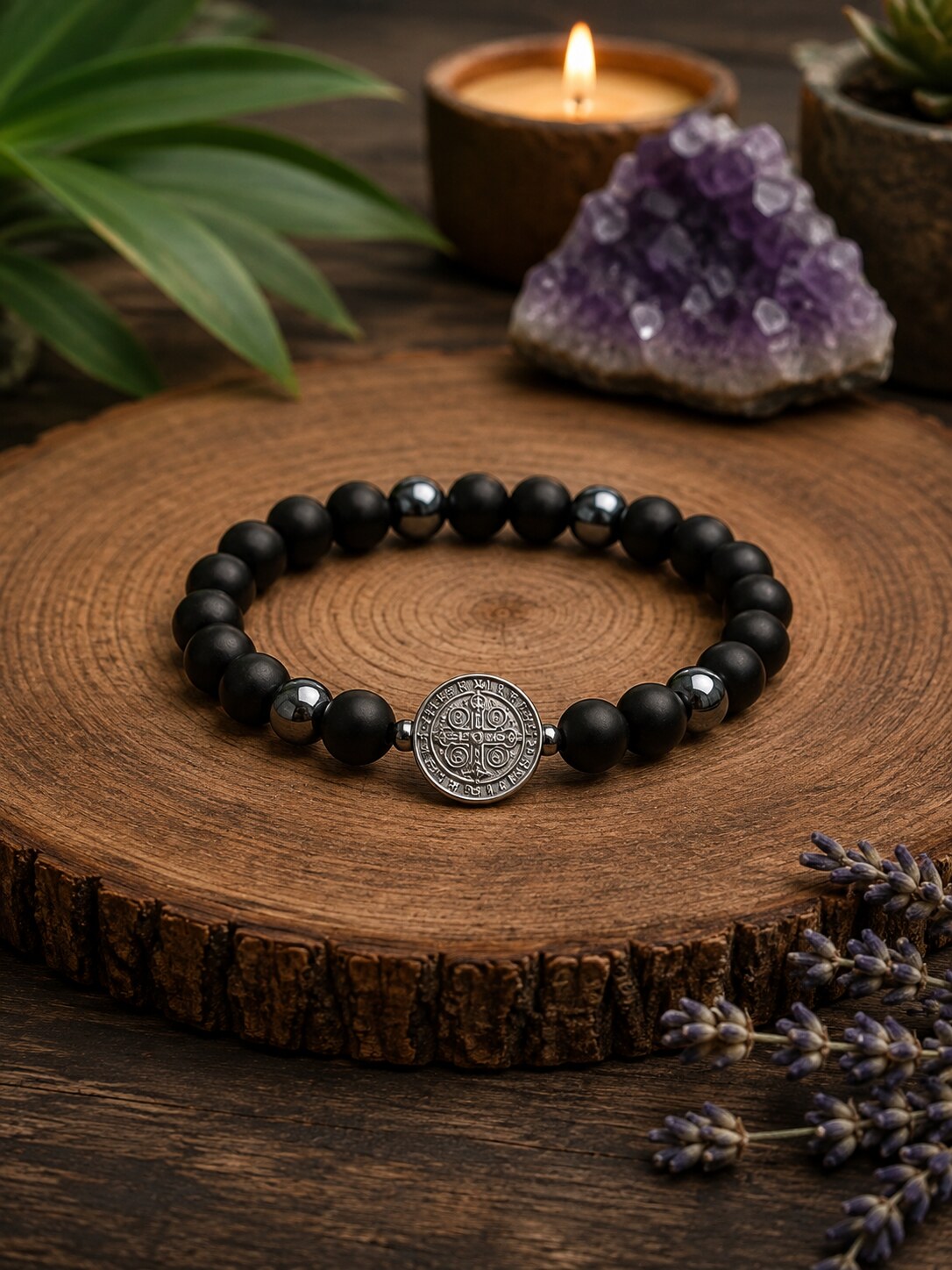 Pulsera Ónix Mate · San Benito
